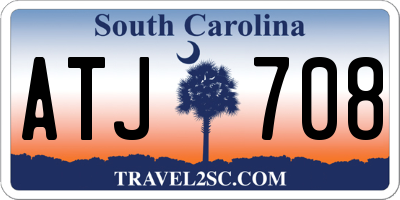 SC license plate ATJ708