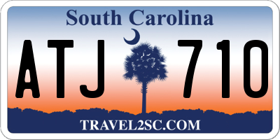 SC license plate ATJ710