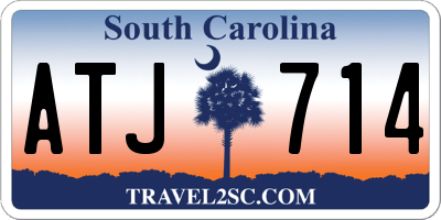SC license plate ATJ714