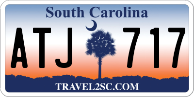 SC license plate ATJ717