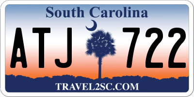 SC license plate ATJ722