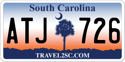SC license plate ATJ726