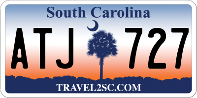 SC license plate ATJ727