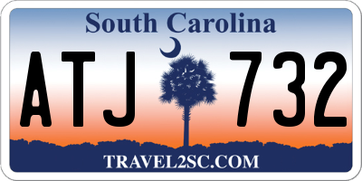 SC license plate ATJ732