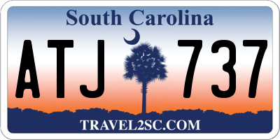 SC license plate ATJ737