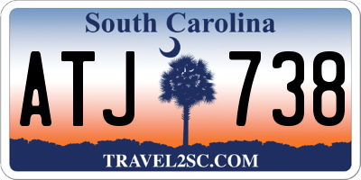 SC license plate ATJ738