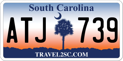 SC license plate ATJ739