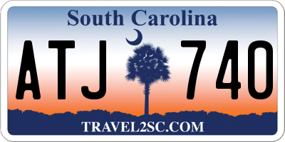 SC license plate ATJ740