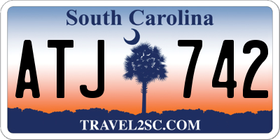 SC license plate ATJ742