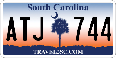 SC license plate ATJ744