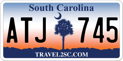 SC license plate ATJ745