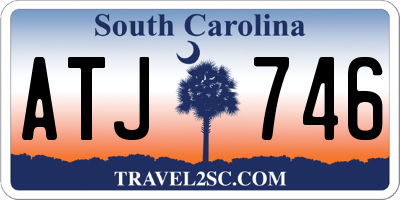 SC license plate ATJ746