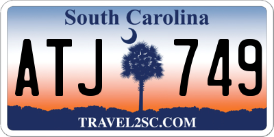 SC license plate ATJ749