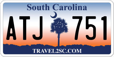 SC license plate ATJ751