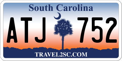SC license plate ATJ752
