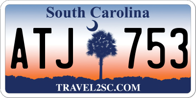 SC license plate ATJ753