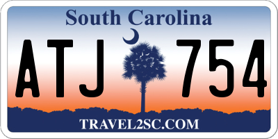 SC license plate ATJ754