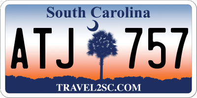 SC license plate ATJ757