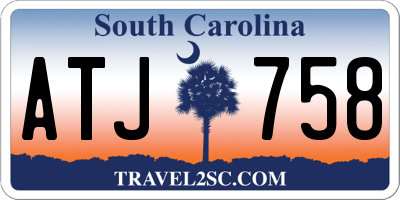 SC license plate ATJ758