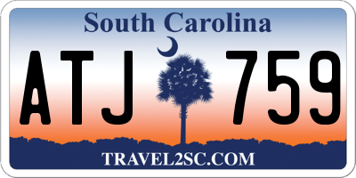 SC license plate ATJ759
