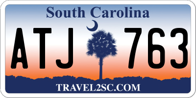 SC license plate ATJ763