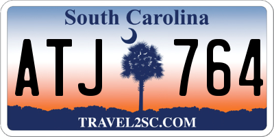 SC license plate ATJ764