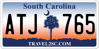 SC license plate ATJ765
