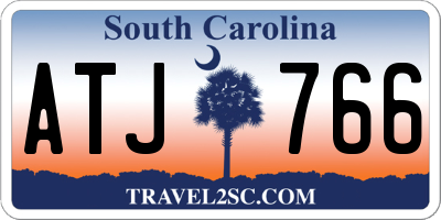 SC license plate ATJ766