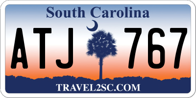 SC license plate ATJ767