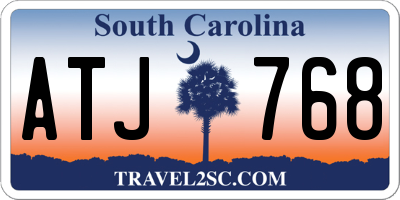SC license plate ATJ768