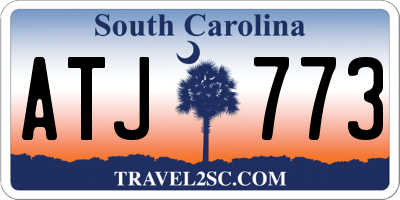 SC license plate ATJ773
