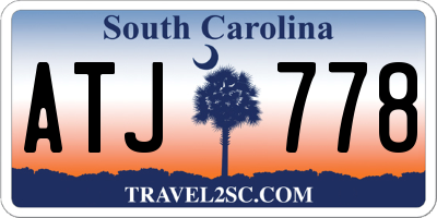 SC license plate ATJ778