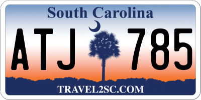 SC license plate ATJ785