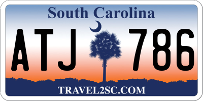 SC license plate ATJ786