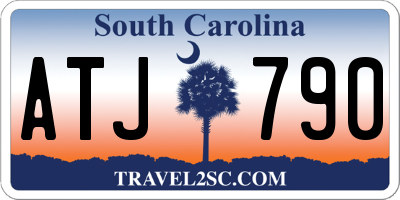 SC license plate ATJ790