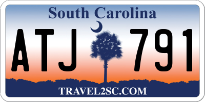 SC license plate ATJ791