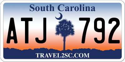 SC license plate ATJ792