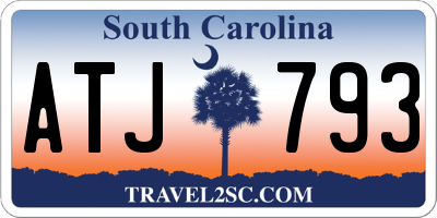 SC license plate ATJ793