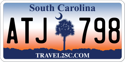 SC license plate ATJ798