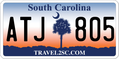 SC license plate ATJ805