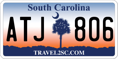 SC license plate ATJ806