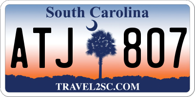 SC license plate ATJ807