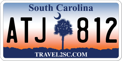 SC license plate ATJ812