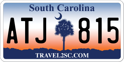SC license plate ATJ815