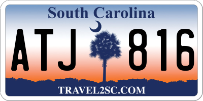 SC license plate ATJ816