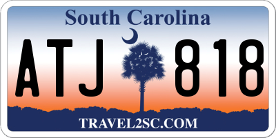 SC license plate ATJ818