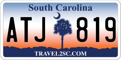 SC license plate ATJ819
