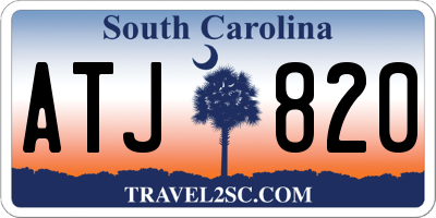 SC license plate ATJ820