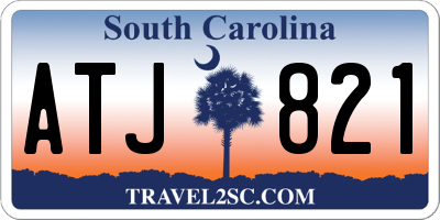 SC license plate ATJ821