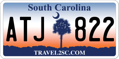 SC license plate ATJ822